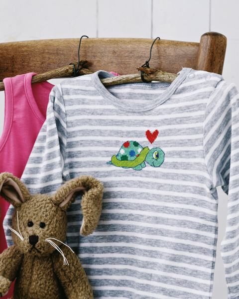 Borduurpakket Schildpad 7 x 9 cm