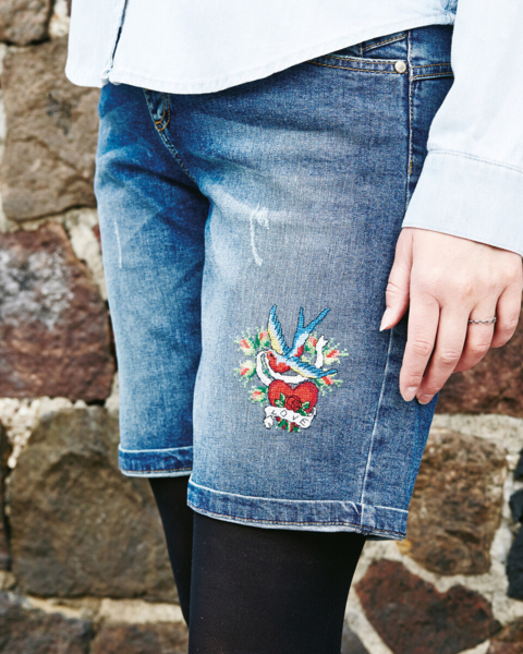 Borduurpakket Tattoo 10 x 10 cm