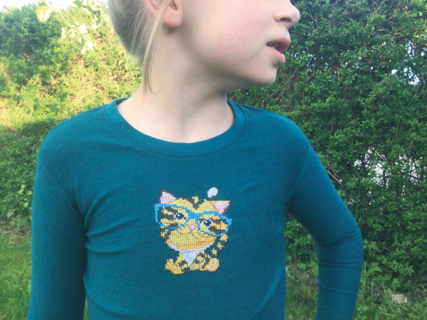 Borduurpakket Tijger 7 x 9 cm