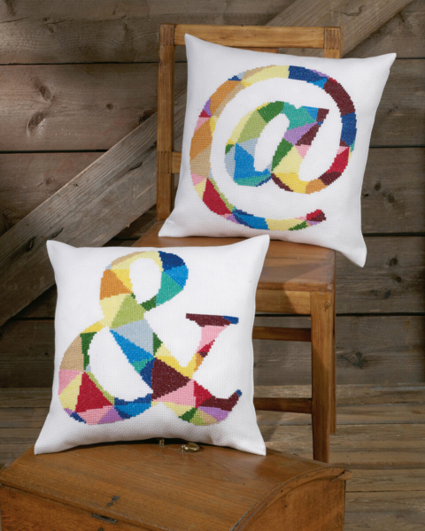 Borduurpakket Getekend & 40x40cm