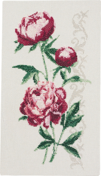 Borduurpakket Bloemenhanger 34x60 cm