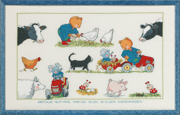 Borduurpakket Bobbi Boer 44x27cm