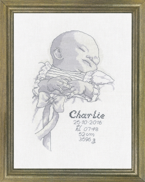 Borduurpakket Doopherinnering R5322 25 x 33 cm