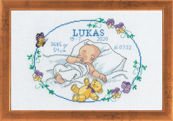 Borduurpakket Lucas R5354 30 x 20 cm