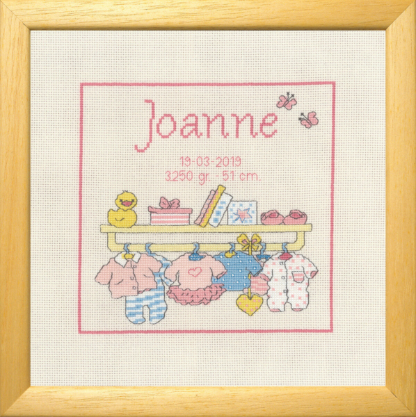 Borduurpakket Bobbi Joanne 22 x 22 cm
