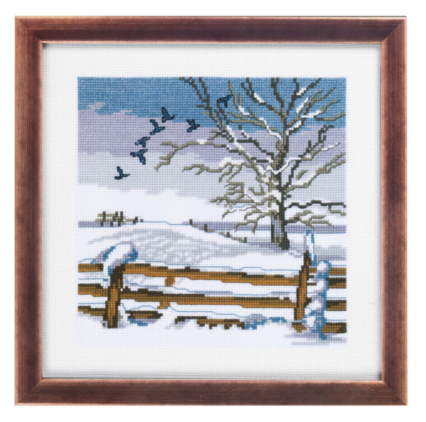 Borduurpakket Vogels 25 x 25 cm R5388