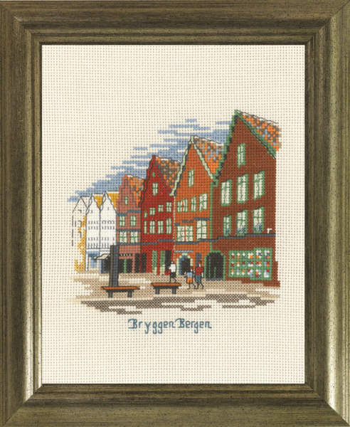 Borduurpakket Bergen 17 x 22 cm R5313