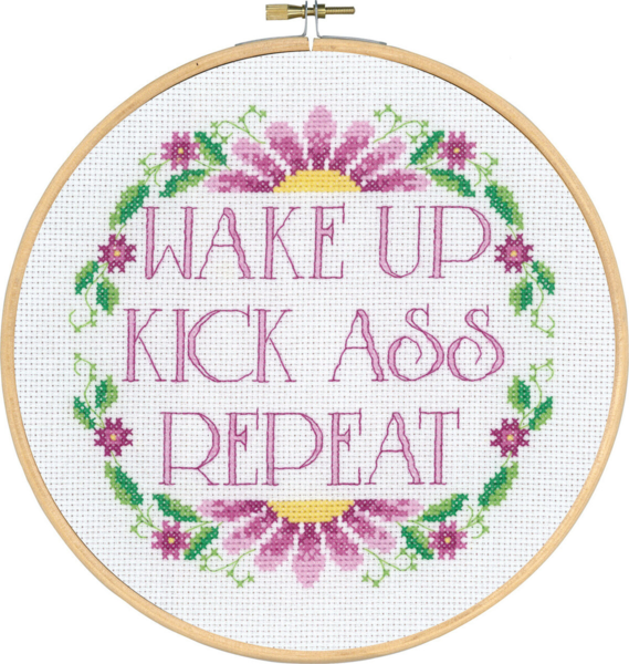 Borduurpakket Wake up M 5810/22 20 Ø