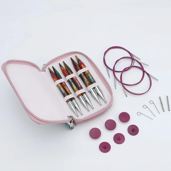 KnitPro Symfonie 2 Verwisselbare Rondbreinaalden Set, Chunky, 13 cm