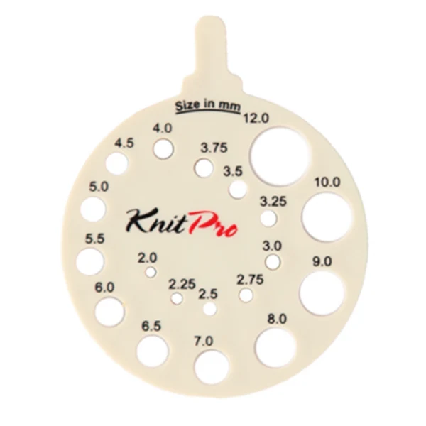 KnitPro Naaldmeter WIT (2-12mm)
