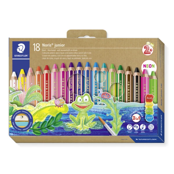 STAEDTLER Buddy 3-in-1 kleurpotloden, 18 stuks – Hoofdafbeelding