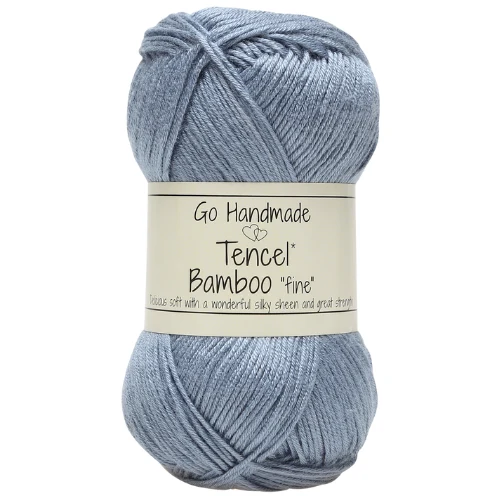 Go Handmade Tencel Bamboo 17368 Jeansblauw