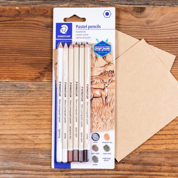STAEDTLER Mars Lumograph pastelpotloden, 6 stuks – P-SBK6