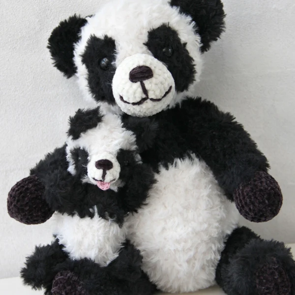 Go Handmade Panda&#39;s - Inus en Baby Nusi