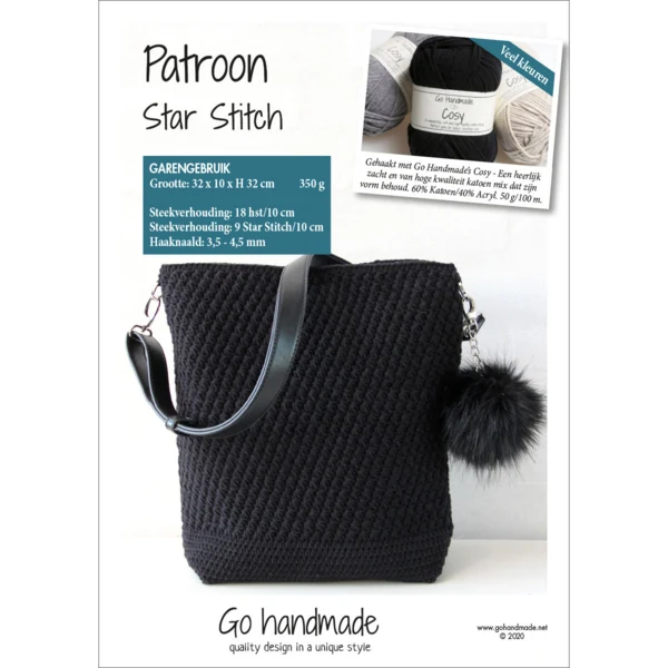 Go Handmade Star Stitch Bag