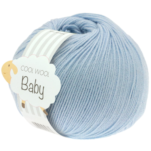 Lana Grossa Cool Wool Baby 208 Lichtblauw