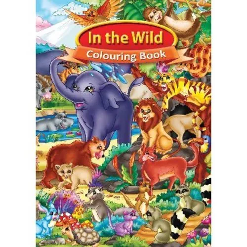Kleurboek A4 In het Wild, 16 pagina's