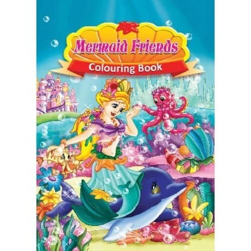 Kleurboek A4 Mermaid Friends, 16 pagina's