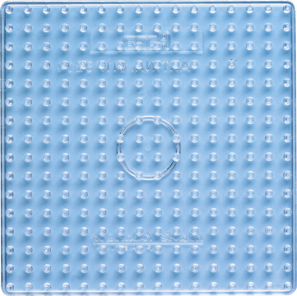 Hama maxi parelplaat, transparant - Vierkant 8214
