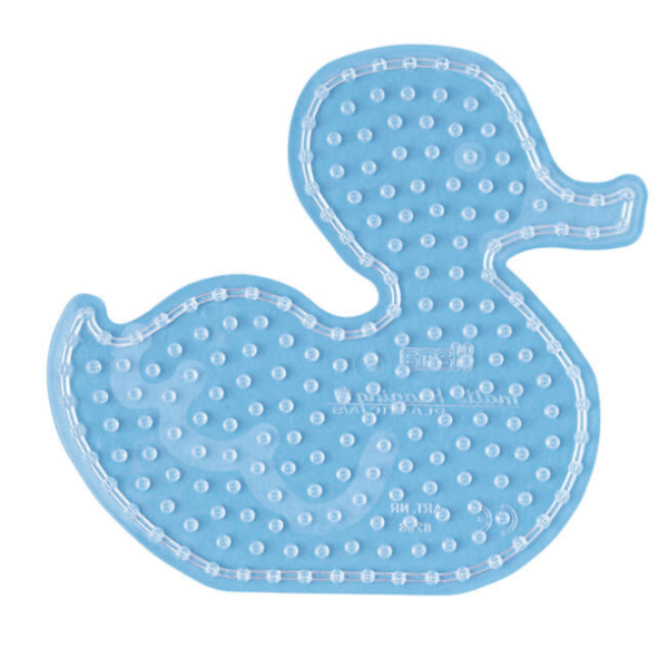 Hama maxi parelplaat, transparant - Eend 8203