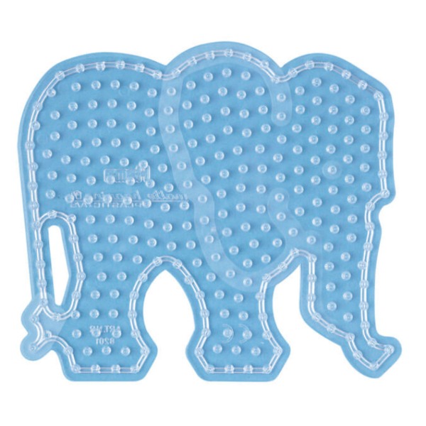 Hama maxi parelplaat, transparant - Olifant 8201