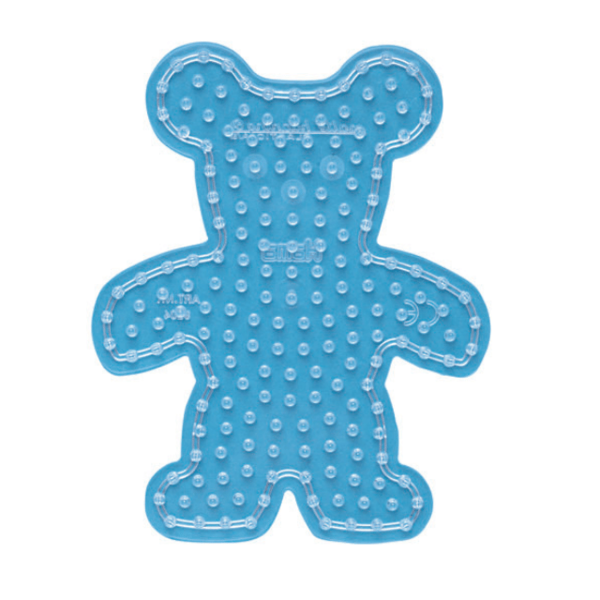 Hama maxi parelplaat, transparant - Teddybeer 8204