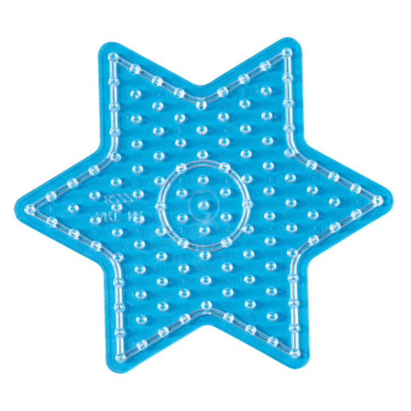 Hama maxi parelplaat, transparant - Ster 8222