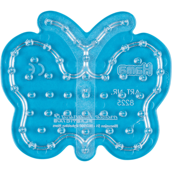 Hama maxi parelplaat, transparant - Kleine vlinder 8225