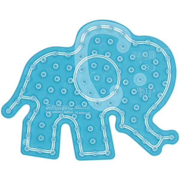 Hama maxi parelplaat, transparant - Kleine olifant 8230
