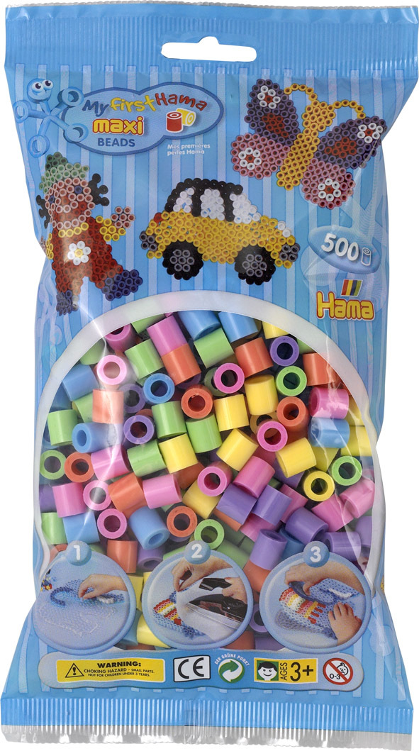 Hama Maxi Kralen 500 stuks - Mix 50