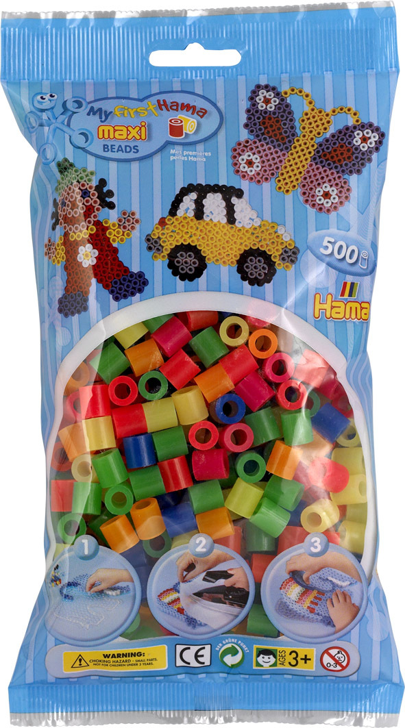 Hama Maxi Kralen 500 stuks - Mix 51