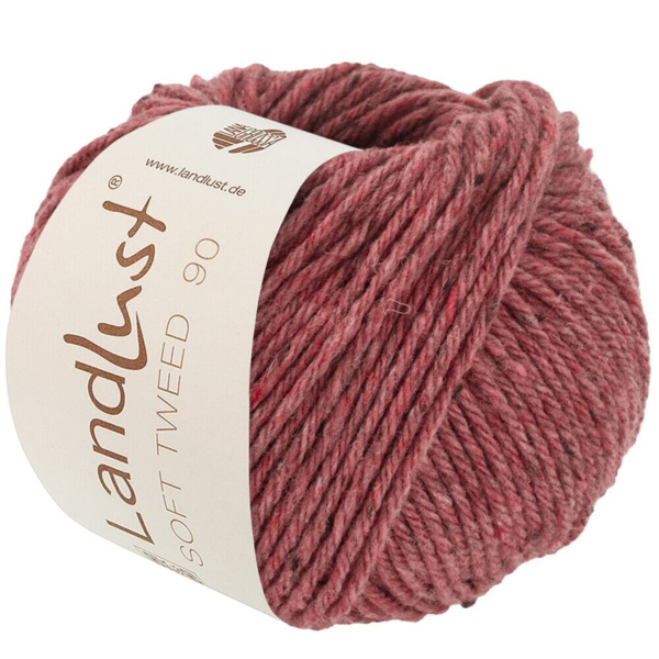 Lana Grossa Landlust Soft Tweed 90 28 Oudroze gemêleerd
