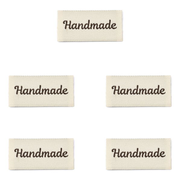 LindeHobby Handmade Etiket, breed Magnolia Script