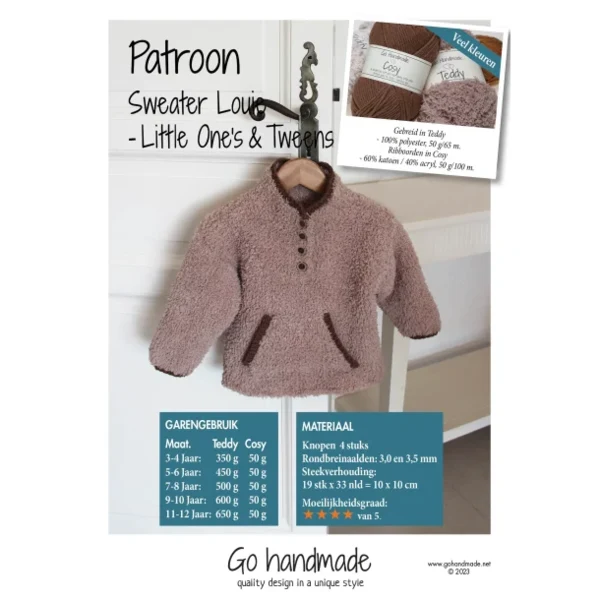 87124 Sweater Louie - Little One's & Tweens