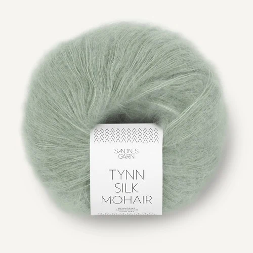 Sandnes Tynn Silk Mohair 8521 Stoffig Lichtgroen