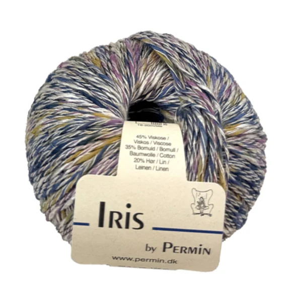 Permin Iris 22 Blauw/roze