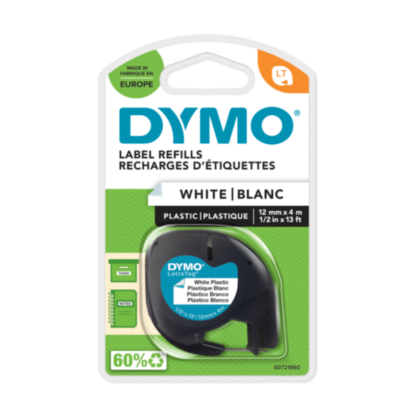 Dymo Label Navullingen Wit