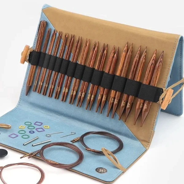 KnitPro Ginger Normal Verwisselbare Rondbreinaalden Set, Grande, 13 cm