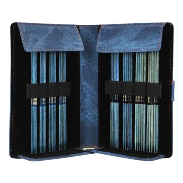 LYKKE Breinaalden Set Indigo, Azuurblauw, 15 cm (2.00-3.75 mm)