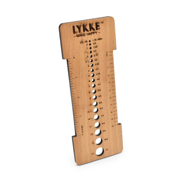 LYKKE Naaldmeter (1.75-12.00 mm) Beechwood