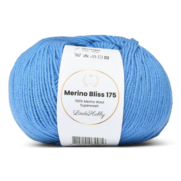 LindeHobby Merino Bliss 175 23 Hemelsblauw