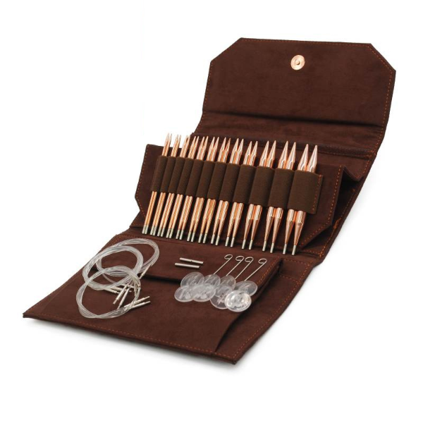 LYKKE Verwisselbare Rondbreinaalden Set Cypra, Bruin, 13 cm