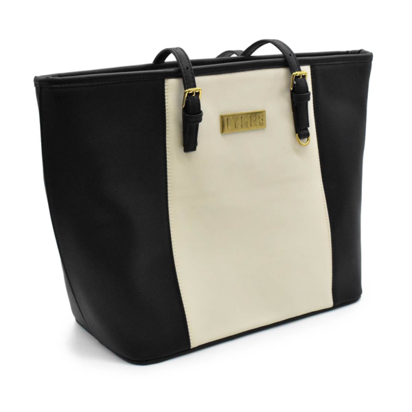 LYKKE Duo Tote Bag Zwart/wit
