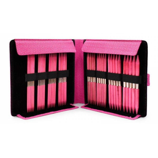LYKKE Sokkenbreinaaldenset Blush, Magenta, 15 cm (4.00–9.00 mm)