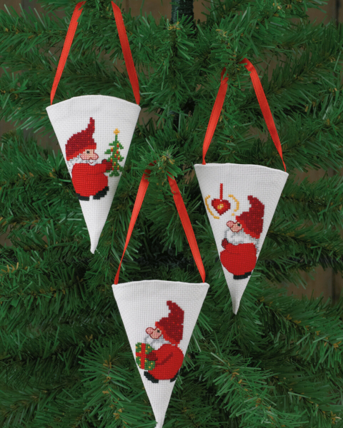 Borduurpakket Kabouters x 3 7 x 10 cm