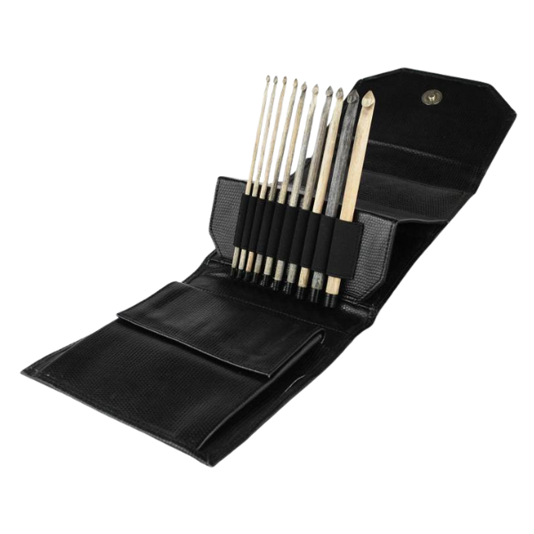 LYKKE Haaknaaldenset Driftwood, Zwart, 15 cm