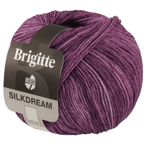 Lana Grossa Brigitte Silkdream 10 Roodviolet