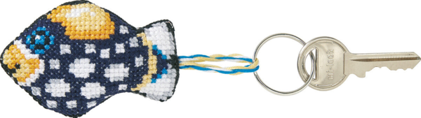 Borduurpakket Clown trekkervis 7 x 5 cm