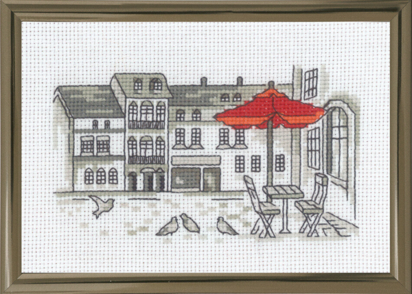 Borduurpakket Parasol R5794 15x10 cm