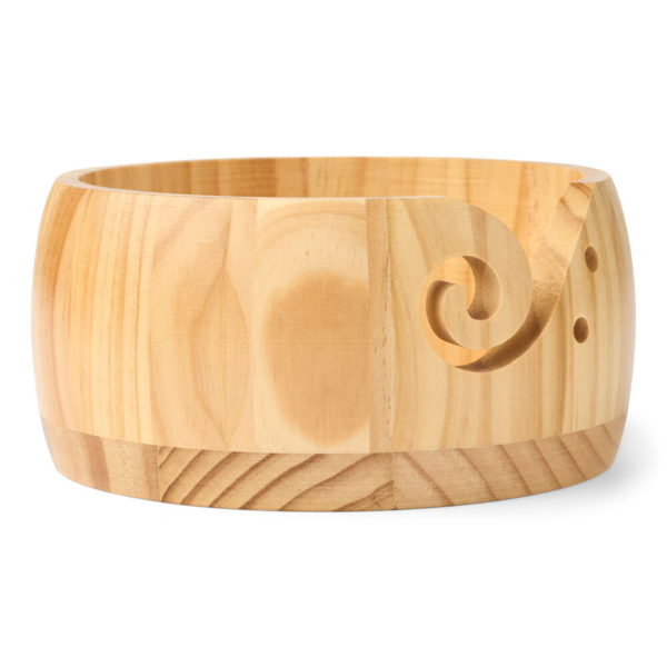 HobbyArts Yarn Bowl, Light Wood, 8x13cm